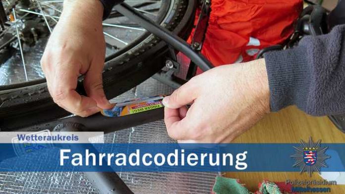 Wieder Fahrradcodierung in Friedberg