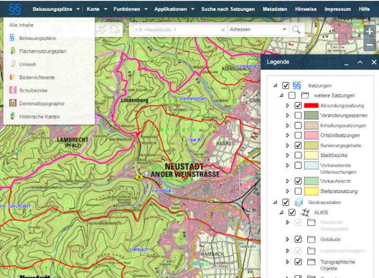 Neustadt: „Neustadt Maps“ – Geoinformationen der Stadtverwaltung im