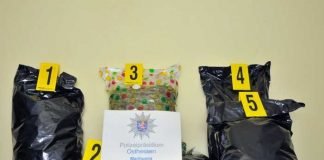 18 Kilogramm Marihuana