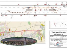 Verkehrszeichenplan (Quelle: LBM Speyer)