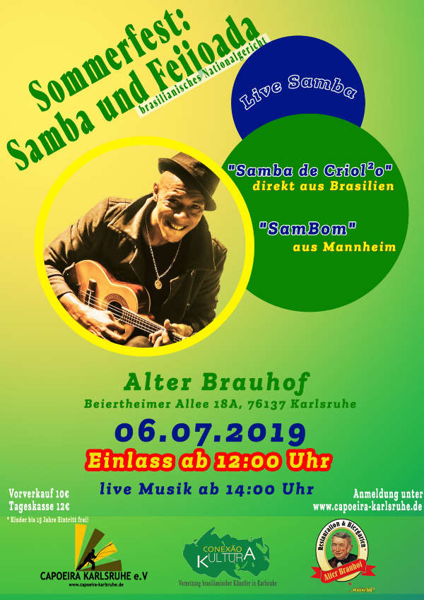 Capoeira-Sommerfest 2019 (Foto: Capoeira Karlsruhe e.V.) Capoeira-Sommerfest 2019 (Foto: Capoeira Karlsruhe e.V.)