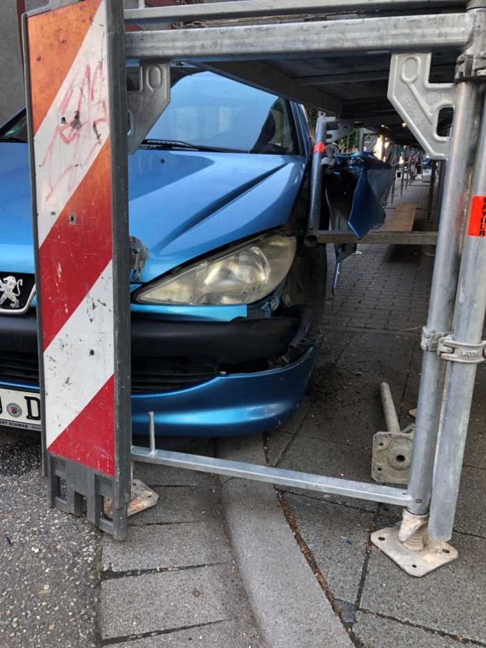 Landau: Verkehrsunfall Neumühlgasse