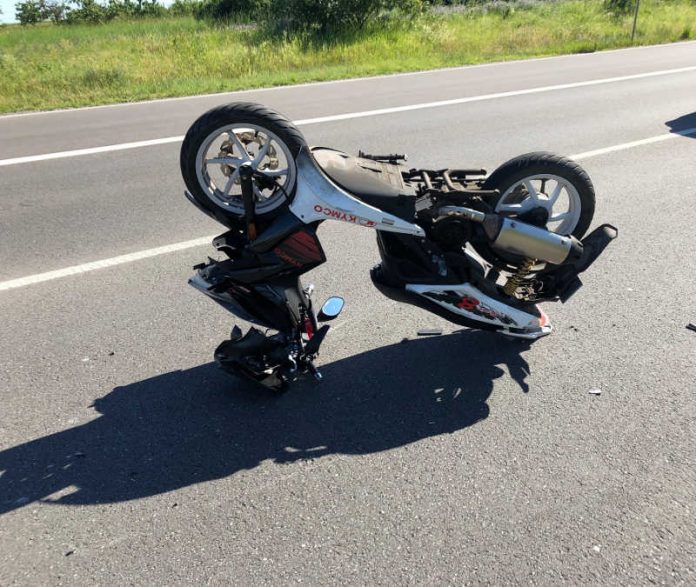Bad Dürkheim: Verkehrsunfall mit verletztem Rollerfahrer und verletzter Sozia (Foto: Polizei RLP)
