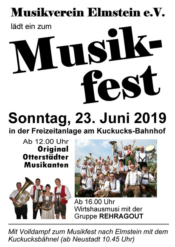 Musikfest Plakat 2019