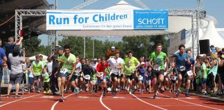 Der Run for Children findet 2019 bereits zum 14. Mal statt. (Foto: SCHOTT / Alexander Sell)