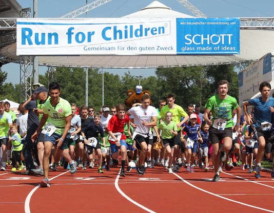Der Run for Children findet 2019 bereits zum 14. Mal statt. (Foto: SCHOTT / Alexander Sell)