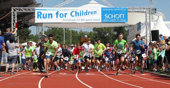 Der Run for Children findet 2019 bereits zum 14. Mal statt. (Foto: SCHOTT / Alexander Sell)