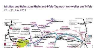 Bus- und Bahnverbindung Rheinland-Pfalz-Tag 2019