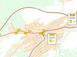 Verkehrskonzept - Lageplan (Quelle: LBM Kaiserslautern)