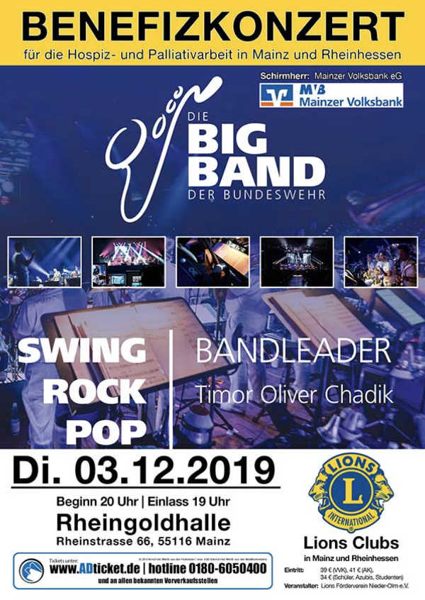 Benefizkonzert Big Band der Bundeswehr Benefizkonzert Big Band der Bundeswehr
