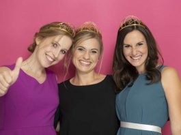 v.l.: Klara Zehnder, Carolin Klöckner, Inga Storck (Foto: Deutsches Weininstitut)