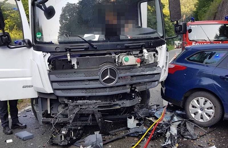 An der Einsatzstelle (Foto: Polizei RLP)