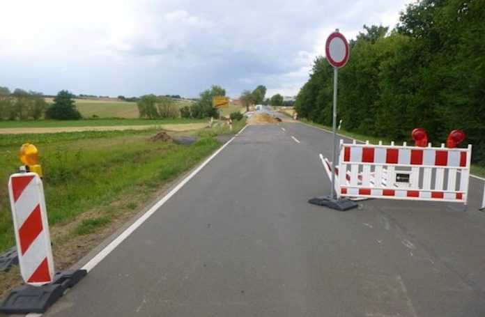 Baustelle Standenbühl (Foto: Polizei RLP)