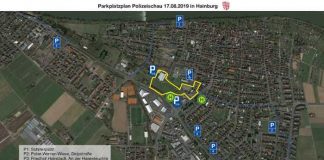 Hainburg_Parkplatzplan Polizeischau