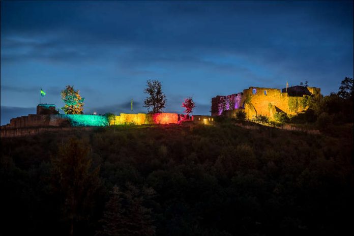 Illuminierte Wolfsburg (Foto: Klaus Ruschmaritsch)