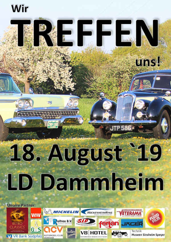 Plakat 3. Young- & Oldtimertreffen in Landau-Dammheim