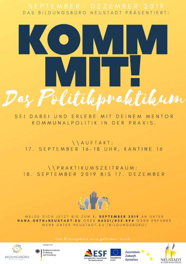 Plakat Komm mit!