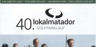 Plakat Lokalmatador-Golfparklauf 2019