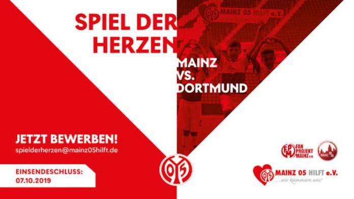 Spiel der Herzen (Quelle: Mainz 05 hilft e.V.) Spiel der Herzen (Quelle: Mainz 05 hilft e.V.)