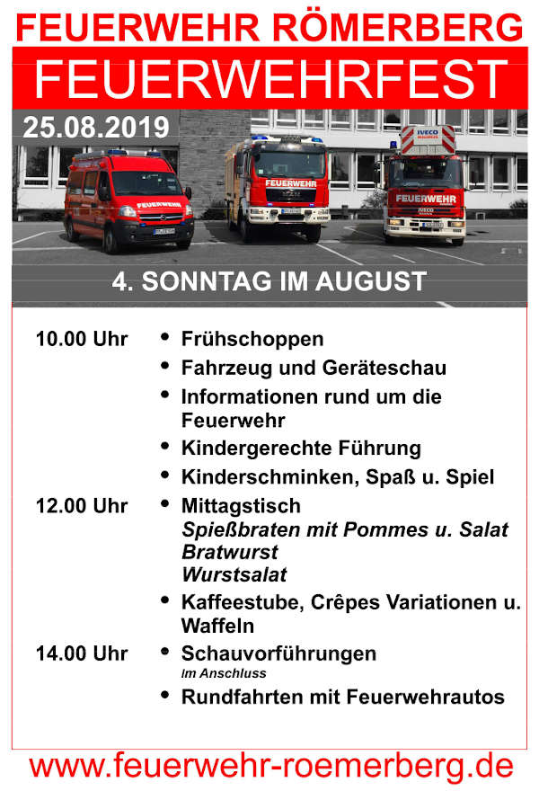 Tag der offenen Tür der Feuerwehr Römerberg