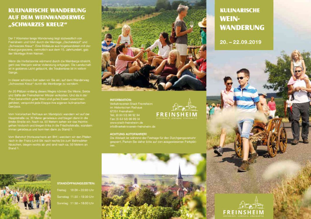 Kulinarische Weinwanderung Freinsheim 2019