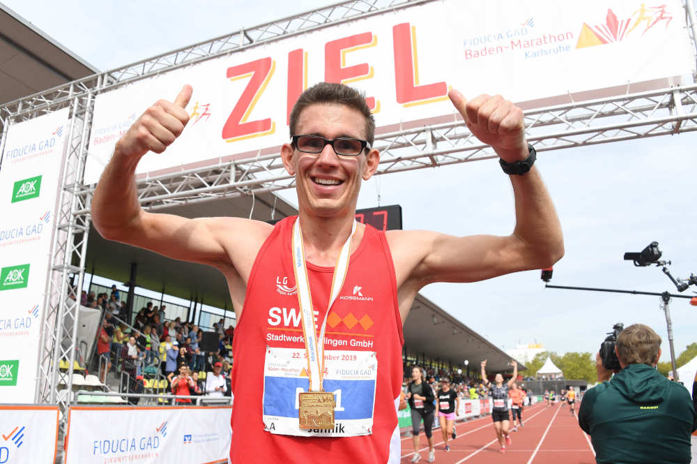 Jannik Arbogast, Gewinner Marathon (Foto: Uli Deck)