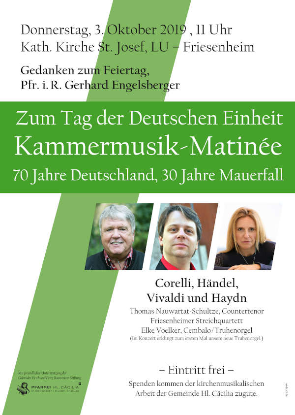 Kammermusik-Matinée an St. Josef/Friesenheim