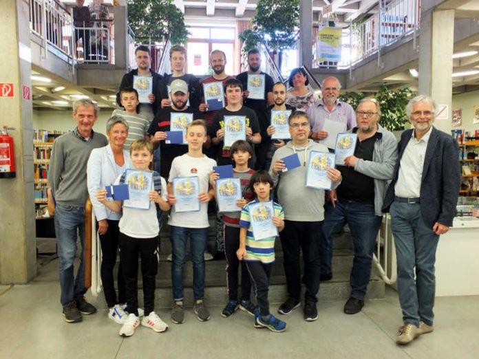 Sieger beim Schachturnier (Foto: Stadtbibliothek KL)