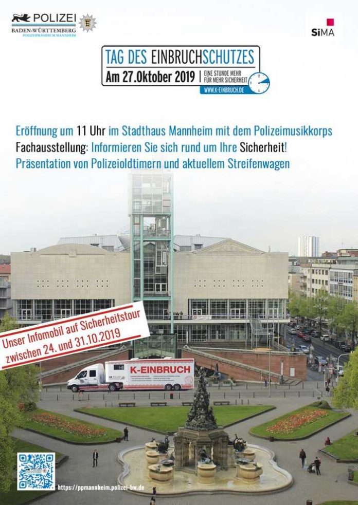 Plakat_Tag des Einbruchschutzes_PP-Mannheim