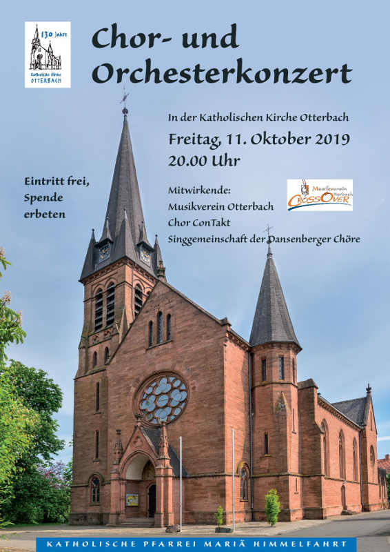 Chor- und Orchesterkonzert (Plakat: Musikverein Otterbach