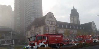 Brand in Hochhaus am Neckarufer (Foto: Stadt Mannheim)