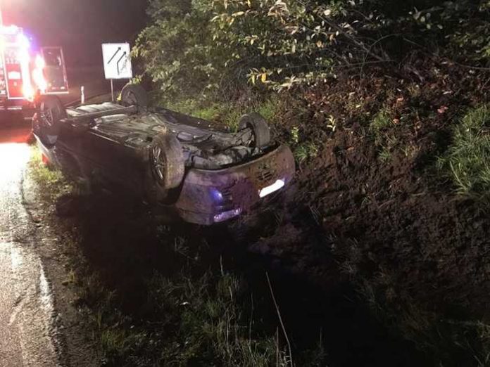 Fahranfänger baut Unfall © Polizei RLP Fahranfänger baut Unfall © Polizei RLP
