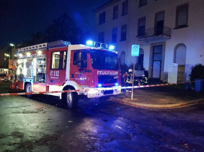 Gemeldeter Gebäudebrand am Hauptbahnhof (Foto: Feuerwehr Neustadt)