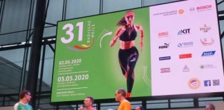 Badische Meile-Teilnehmer auf der Hauptbühne der Messe Karlsruhe (Foto: Hannes Blank)