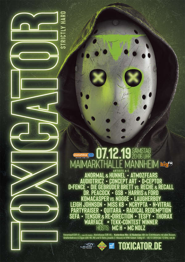 TOXICATOR 2019 - Plakat (Foto: toxicator.de)