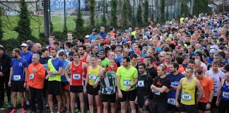 An der Startlinie in der Karlsruher Straße (Foto: Fotofreunde Forchheim)