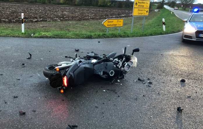 Großfischlingen-Motorradunfall