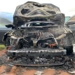 Ausgebrannter PKW (Foto: Polizei RLP)