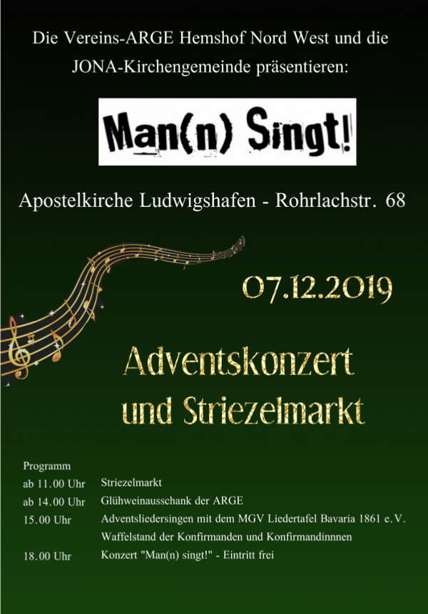 Ankündigung (Quelle: JONA-Kirchengemeinde)