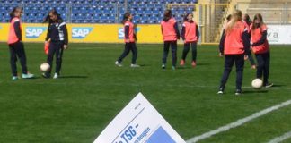 Im Dietmar-Hopp-Stadion in Hoffenheim (Foto: Hannes Blank)