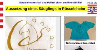 Fahndungsplakat_Säugling_Ruesselsheim