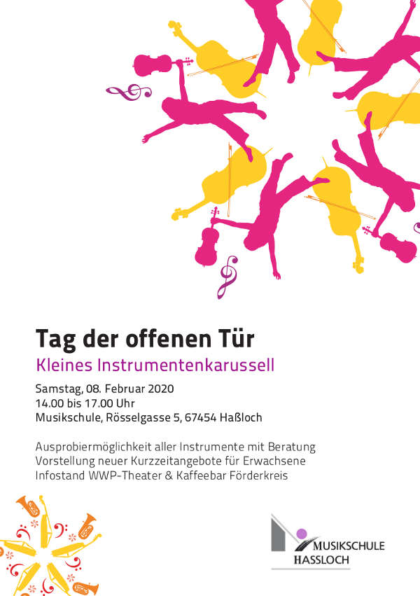 Plakat Tag der offenen Tür