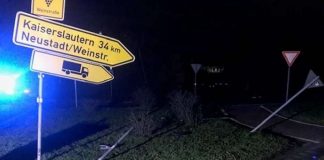 Die Unfallörtlichkeit (Foto: Polizei RLP)