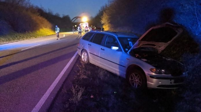 Die Einsatzstelle (Foto: Polizei RLP) Die Einsatzstelle (Foto: Polizei RLP)
