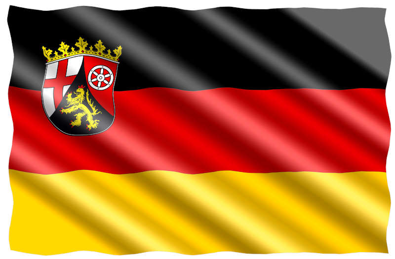 Symbolbild Flagge Rheinland-Pfalz (Foto: Pixabay/jorono)