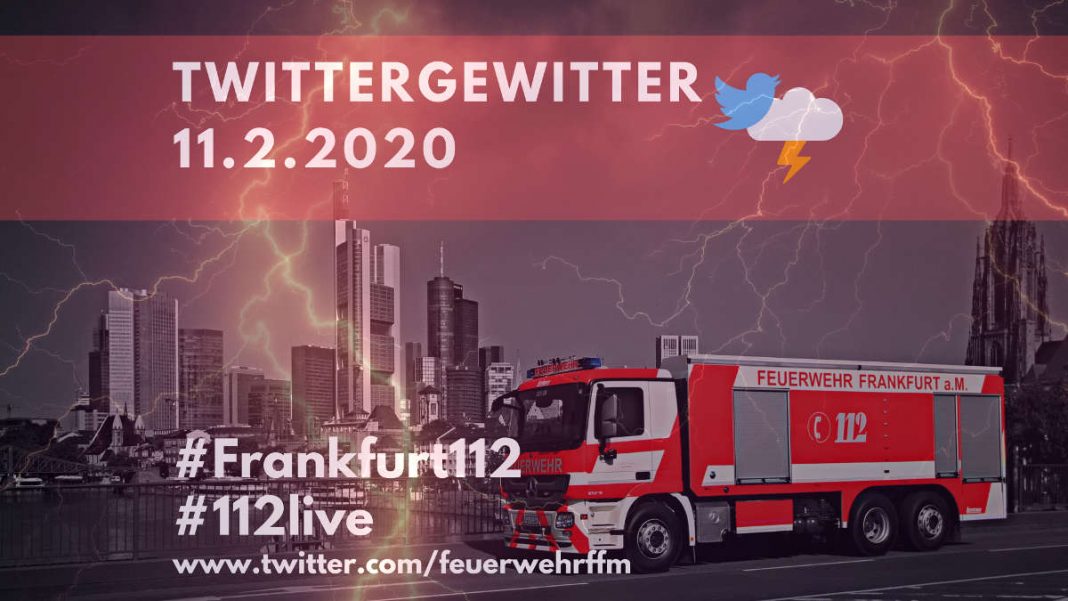 Visual zum Twittergewitter am 11.02.2020 (Foto: Feuerwehr Frankfurt am Main)