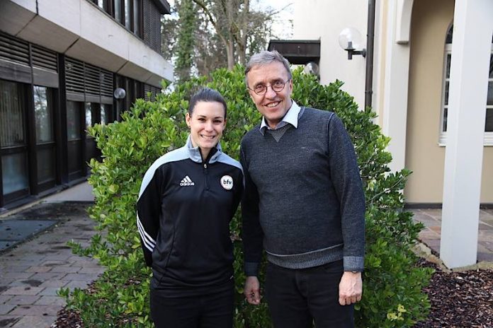 Romina Konrad und Uwe Ziegenhagen (Foto: bfv)