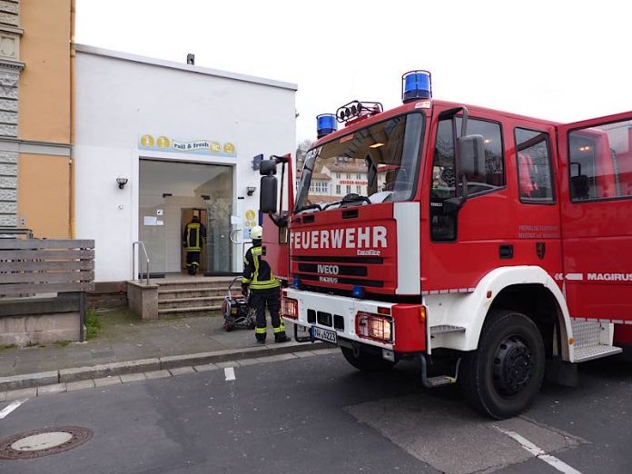 Brand im Hauptbahnhof (Foto: Feuerwehr Nustadt)