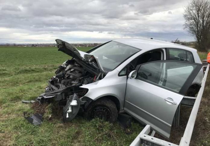 Verkehrsunfall auf der A61 Verkehrsunfall auf der A61