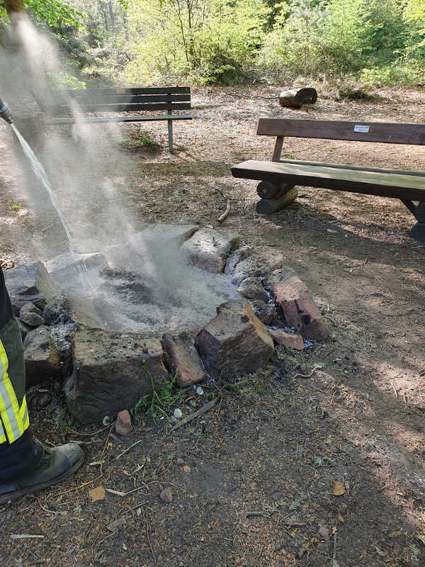 Das Feuer wurde abgelöscht (Foto: Feuerwehr)